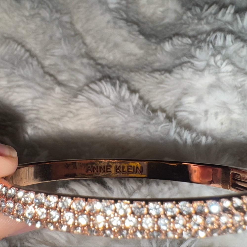 Anne Klein Gold Crystal Bracelet
